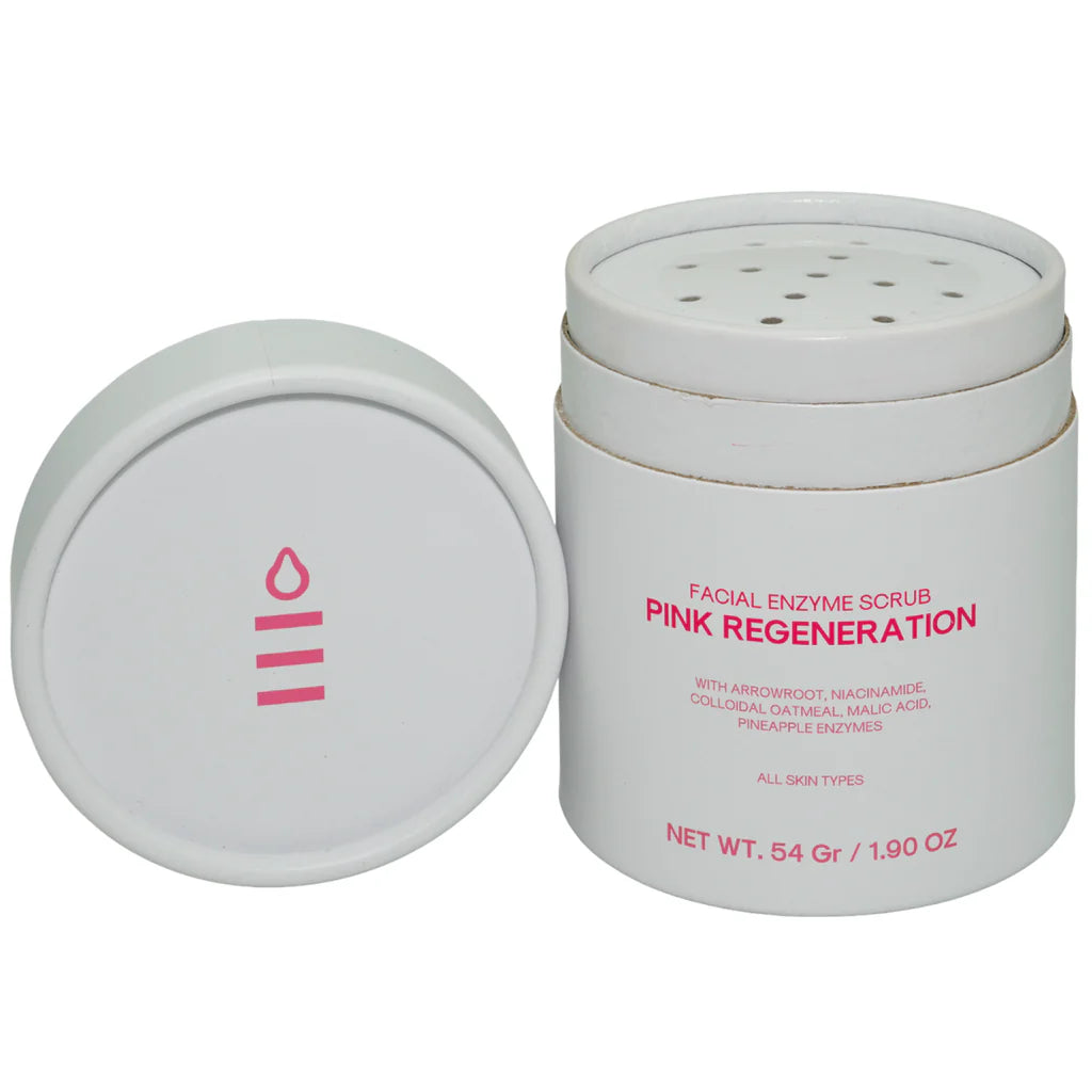 TOTEMICA facial enzyme scrub pink regeneration