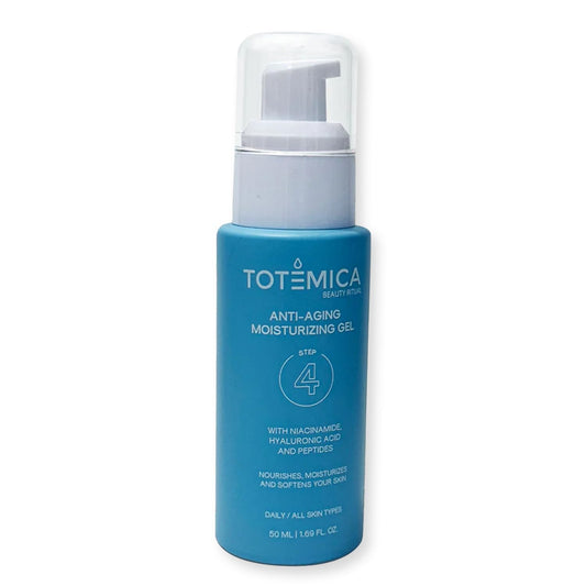 TOTEMICA Anti-Aging Moisturizing Gel with Niacinamide, Hyaluronic Acid & Peptides