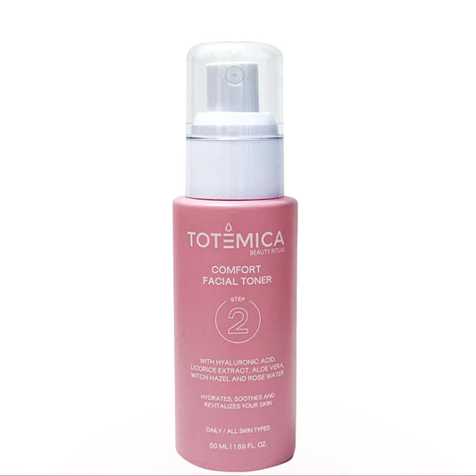 Comfort Facial Toner with Hyaluronic Acid & Rose Water, Alcohol-Free, Hydrating Mist for All Skin Types